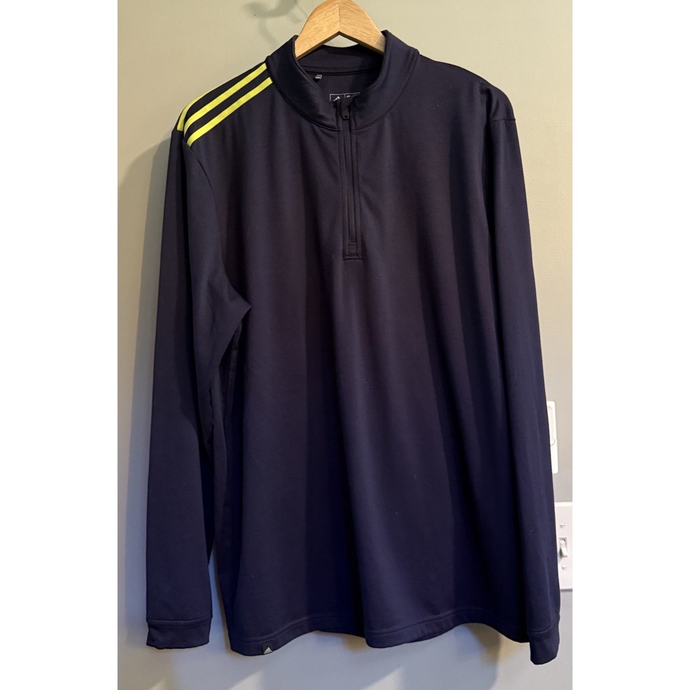 Adidas Sweater 1/4 Zip Pullover Lightweight‎ Performance Athletic Golf Medium